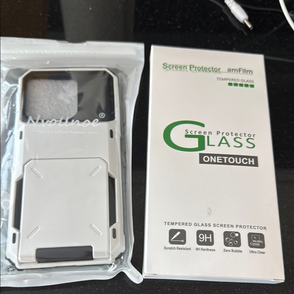 White Screen Protector for Cell Phones with Durable Design